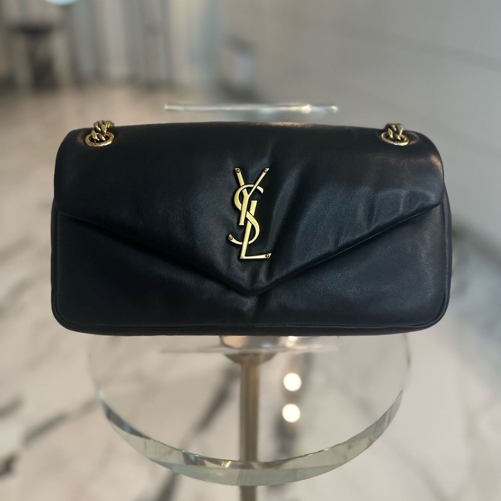 🌟SOLD🌟 NWT YSL Calypso in Plunged Lambskin - Picture 3 of 15